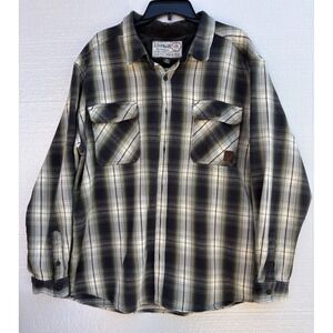 Legendary Whitetails Men's Tough as a Buck Flannel Button Down Shirt  2XL -